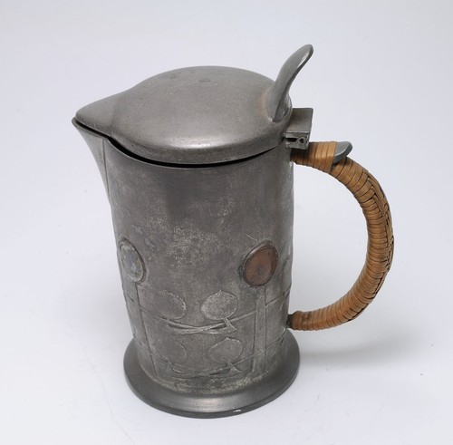 Tudric pewter tall jug - tudric,