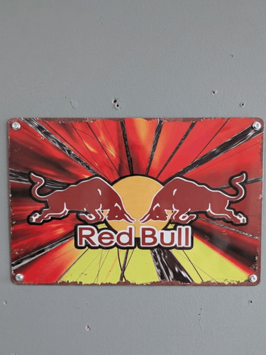 Red bull energy drink retro - energy,