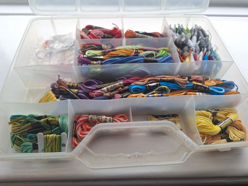 Cotton embroidery floss lot - cotton,