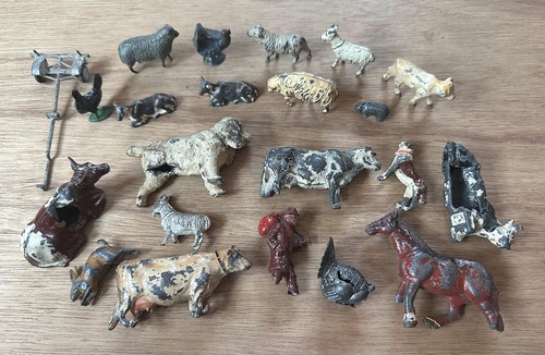 Vintage hollow cast lead - , farm
