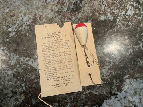 Vintage kroker fishing lure - vintage,