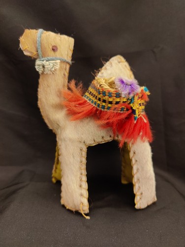 Souvenir leather camel - souvenir, 16cm