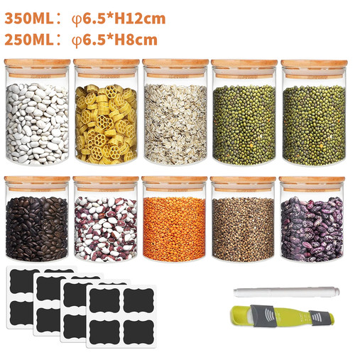10pcs set kitchen spice jars - spice,