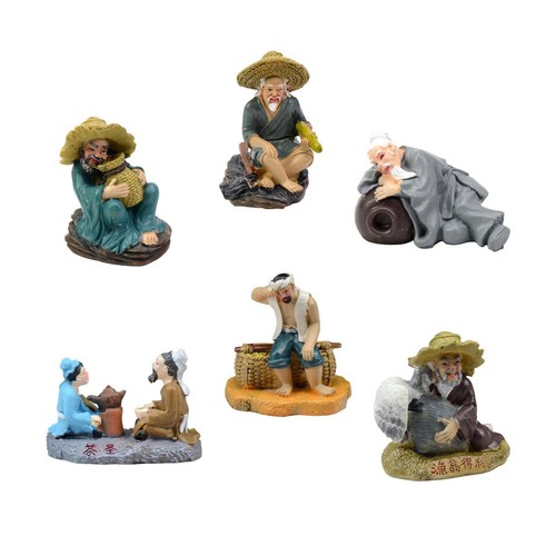 Small bonsai men figurine - bonsai,