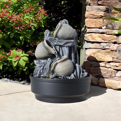 Indoor tabletop fountain - fountain, led