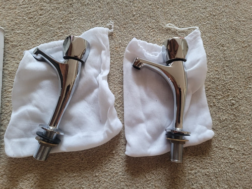 Harlequin pillar taps pair - pillar,
