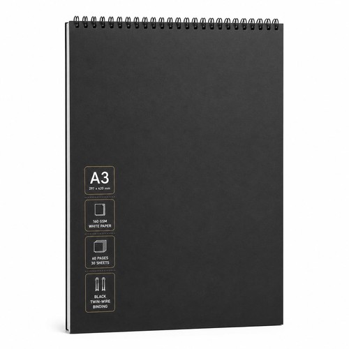 Sketchbook spiral bound - sketchbook,,