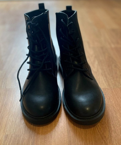 Primark black combat boots - boots, uk