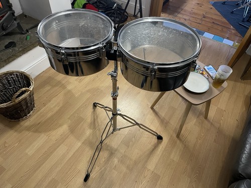 And timbales on - and, 14”