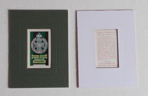 Cigarette card gallaher - cigarette,