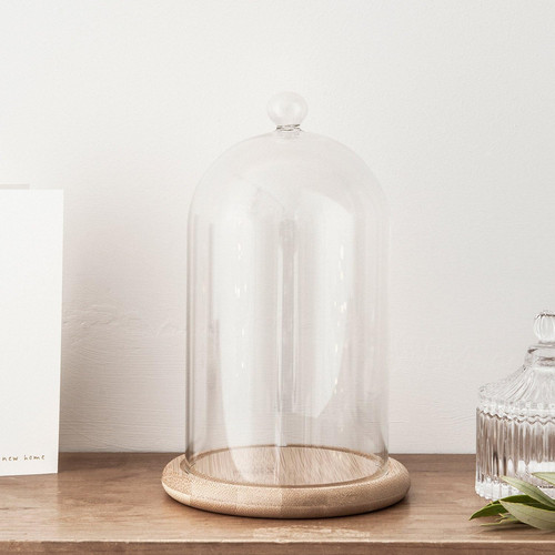 Regular glass cloche bell jar - glass,