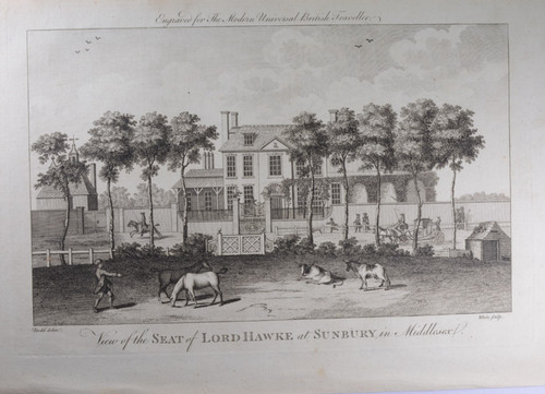 Copper engraving 1779 - view, of