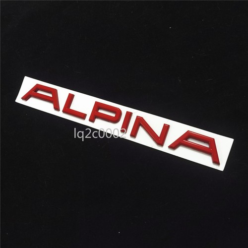 Red glossy big alpina - 1x,