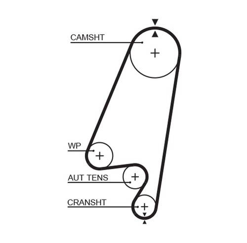 Gates 5367xs timing belt for - belt,