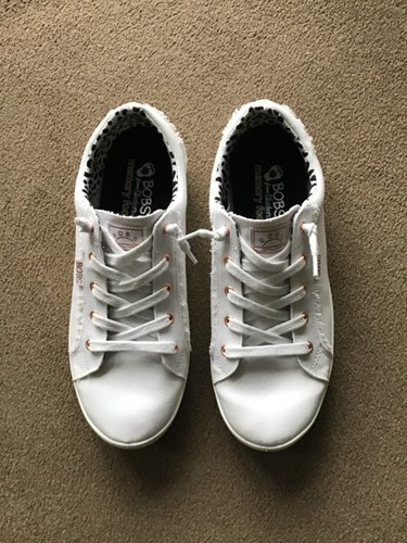Ladies sketchers bobs white - ladies,