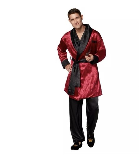 Hugh hefner satin robe - hefner,