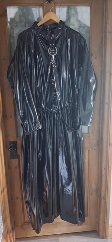 Long black pvc buckle - pvc,
