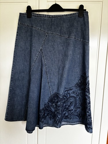 Women blue cotton denim - blue,