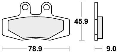 Sbs brake pads rear - sbs,
