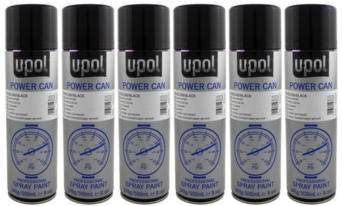 Pol power can gloss black - can,