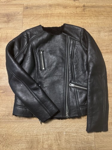 Sheepskin coat women size - , 10