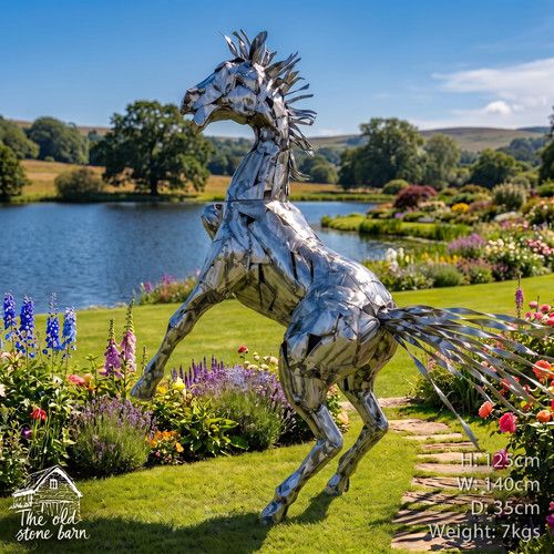Horse sculpture equestrian - horse,
