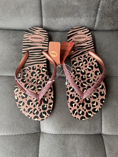 Rose gold sparkly havaianas - sparkly,