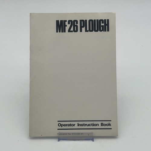 Massey ferguson mf26 plough - mf26,