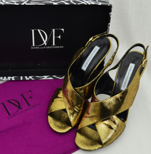Dvf vick gold metallic - vick,