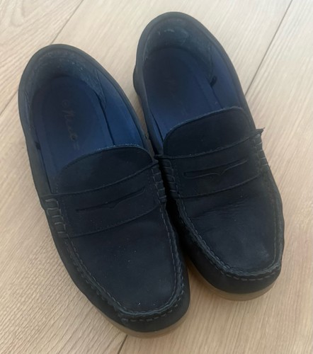 Boys junior next navy - navy, suede