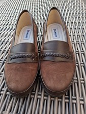 Damart brown leather suede - brown, leather,suede