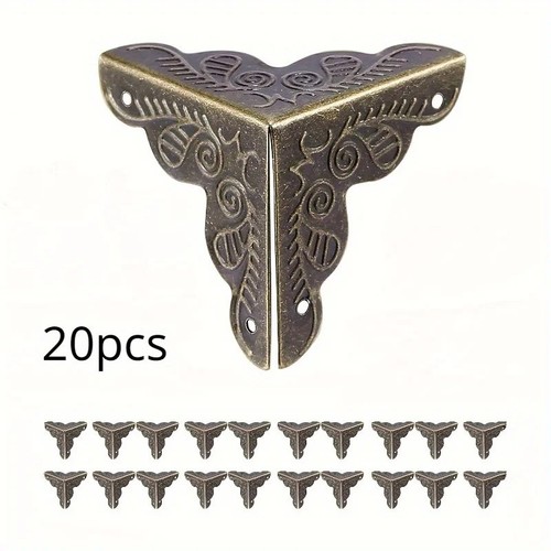 20x antique brass flower - 20x,
