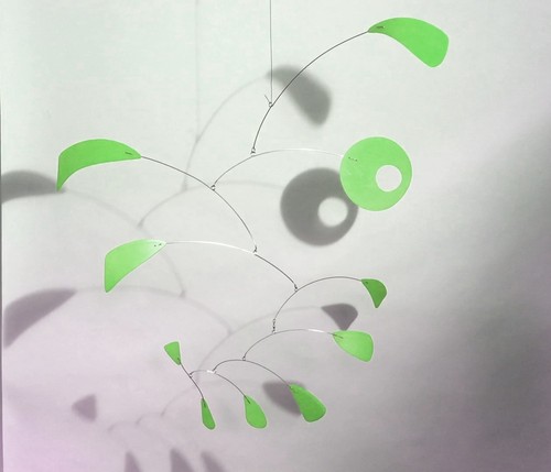 Green julius art mobile - green,