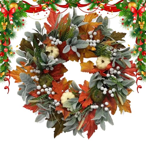 45cm fall wreath for front - 45cm,