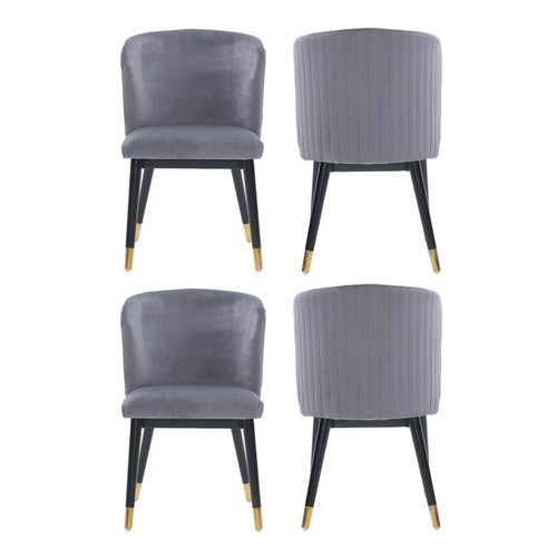 4pcs sofina velvet - 4pcs, dining