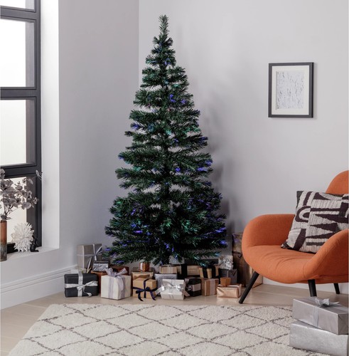 Home 6ft fibre optic green - home,