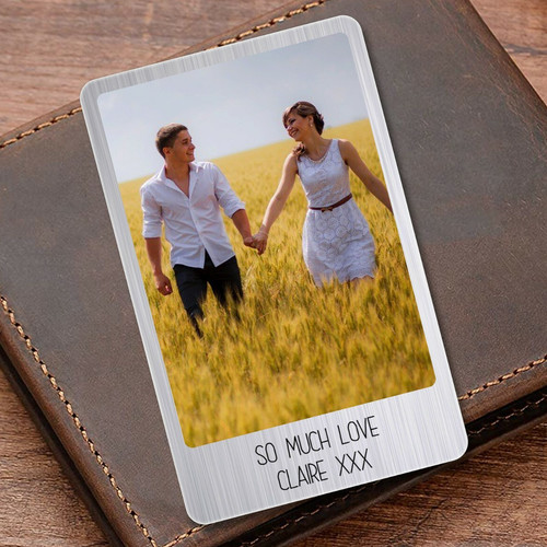 Custom photo wallet insert - custom,