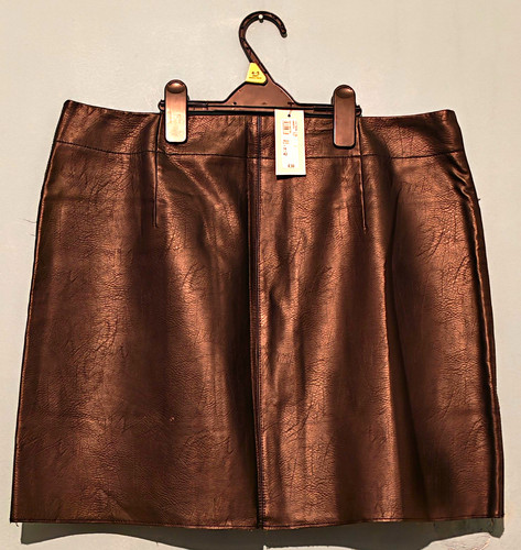 Zara brown faux leather - faux,
