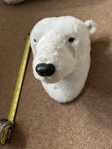 Plush polar bear - plush, wall