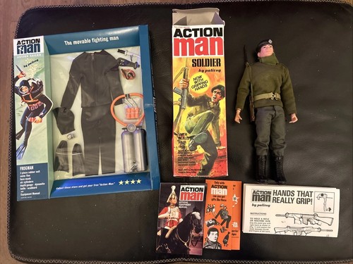 Vintage action man - frogman, and