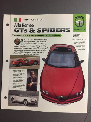 1954 alfa romeo - alfa, spiders