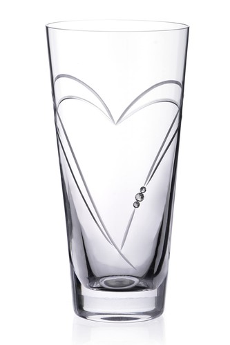 Diamante heart hand - diamante, in