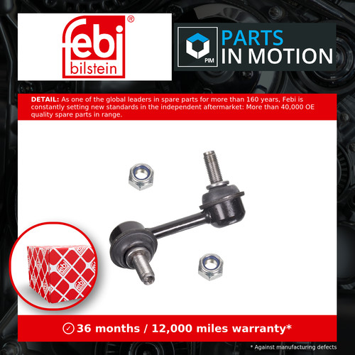 Anti roll bar - roll, rear