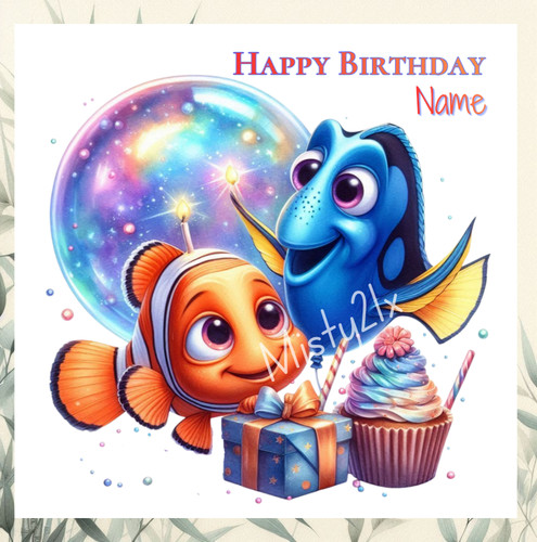 Personalised nemo dory - nemo, &