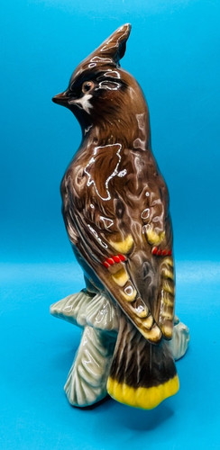 Goebel waxwing bird figurine - waxwing,