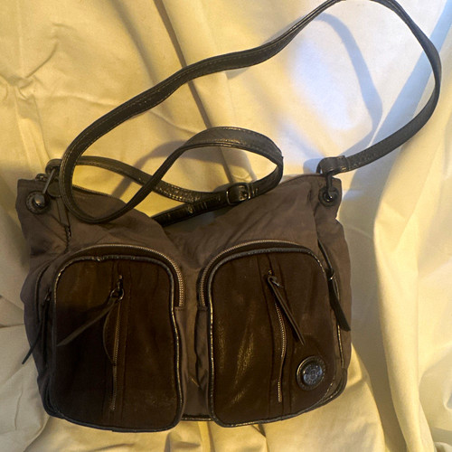 Kipling brown nylon shoulder - brown,