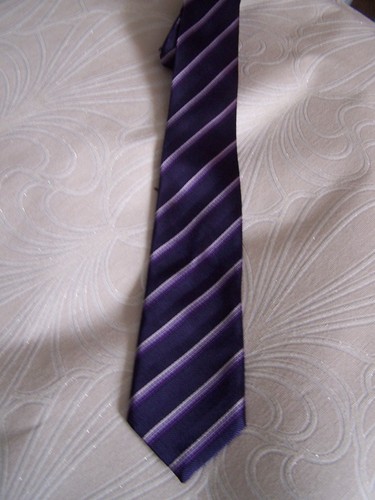 Navy with mauve striped - with,