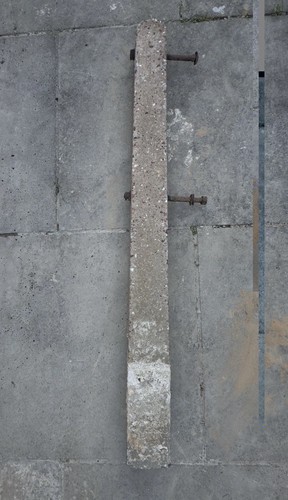 Old concrete gate post - old, post…