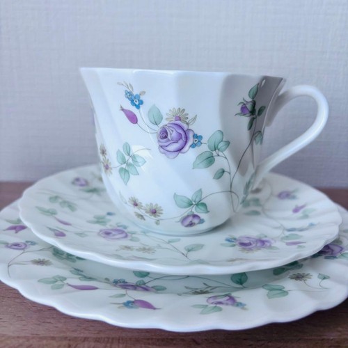 Wedgwood rosehip cup saucer - wedgwood,