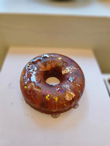 Handmade doughnut wall - art,